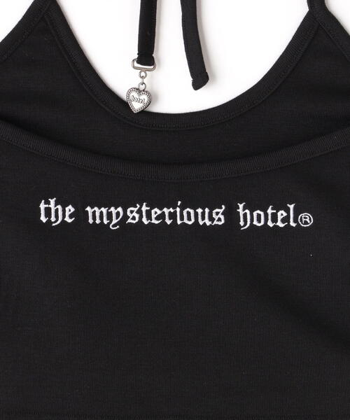 tシャツ THE MYSTERIOUS HOTEL/ザ ミステリアス ホテル/SEE-THROUGH SS SIGNATURE T レディース メンズ THE MYSTERIOUS HOTEL/ザ ミステリアス ホテル/HOTEL HOLTER TOP