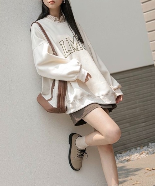 LADY LIKE(レディライク)の「デザインポケットストライプシャツ(シャツ/ブラウス・レディース・ベージュ/サックスブルー/ブルー・M)」の20枚目の写真