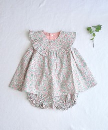 coto cotte（コトコト）の「花柄フリル ミルキースーツ（セットアップ）」