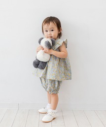 coto cotte（コトコト）の「花柄フリル ミルキースーツ（セットアップ）」