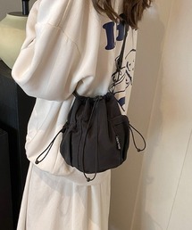 Per sist ence | ナイロン巾着ショルダーバッグ(ショルダーバッグ)