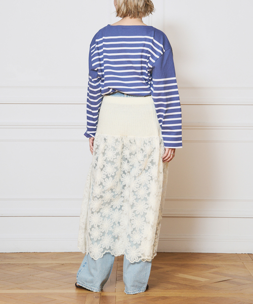【超激レア】 Jean Paul GAULTIER ドレス シャツ ワインレッド Jean Paul Gaultier Diablo Printed Tulle top White And Red