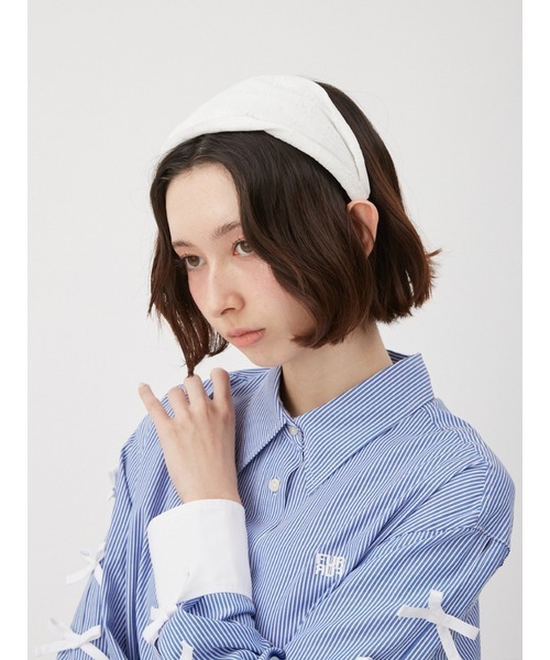 FURFUR（ファーファー）の「ヘアバンド風カチューシャ（カチューシャ・レディース・シルバー/ブラック/ホワイト・FREE）」の10枚目の写真