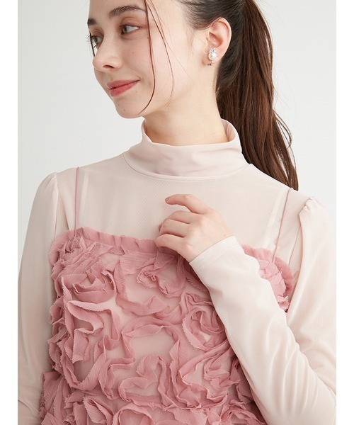 CELFORD(セルフォード)の「【HANAE MORI×CELFORDコラボ】 ハート刺繍ビスチェ(その他トップス・レディース・ピンク系その他/オフホワイト/ブラック・FREE)」の7枚目の写真