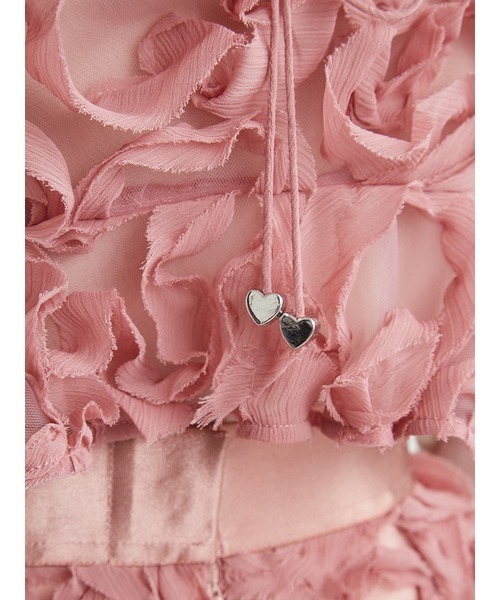 CELFORD(セルフォード)の「【HANAE MORI×CELFORDコラボ】 ハート刺繍ビスチェ(その他トップス・レディース・ピンク系その他/オフホワイト/ブラック・FREE)」の11枚目の写真