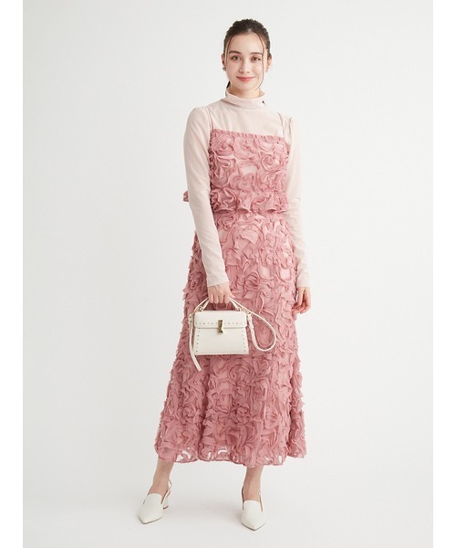 CELFORD(セルフォード)の「【HANAE MORI×CELFORDコラボ】 ハート刺繍ビスチェ(その他トップス・レディース・ピンク系その他/オフホワイト/ブラック・FREE)」の15枚目の写真