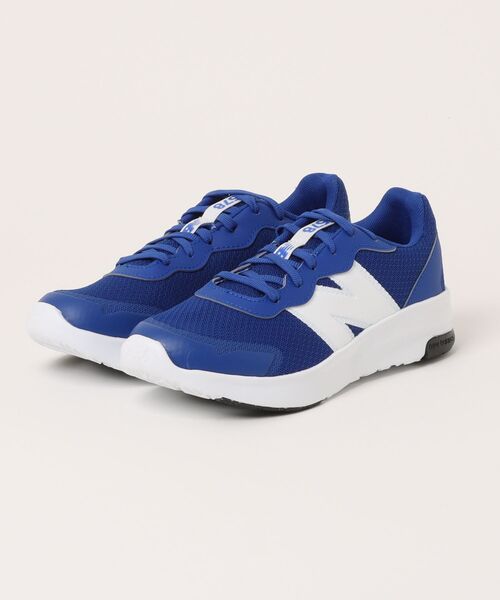 残り22.5cm ニューバランス スニーカー 574 ネイビー ブルー×シルバー