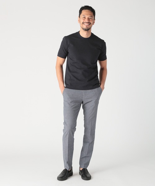 MEN'S BIGI（メンズビギ）の「【ACTIVE TAILOR/アクティブテイラー】3Dサッカープリントストレッチパンツ<EASY CARE>（スラックス・メンズ・ブルー/グレー/ネイビー・04/03/02/01）」の19枚目の写真