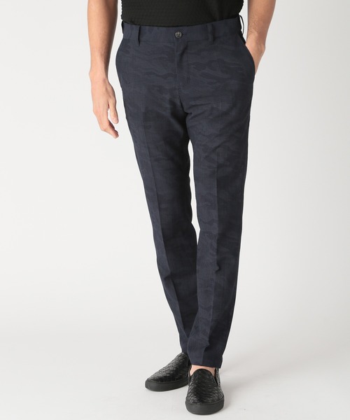 MEN'S BIGI（メンズビギ）の「【ACTIVE TAILOR/アクティブテイラー】3Dサッカープリントストレッチパンツ<EASY CARE>（スラックス・メンズ・ブルー/グレー/ネイビー・04/03/02/01）」の17枚目の写真