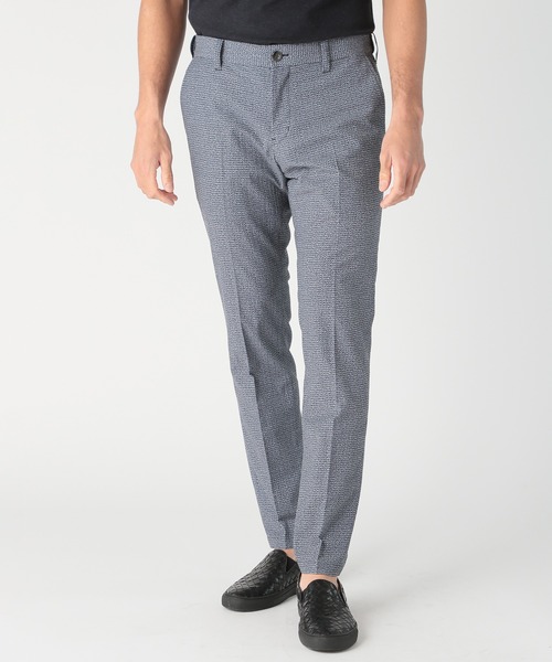 MEN'S BIGI（メンズビギ）の「【ACTIVE TAILOR/アクティブテイラー】3Dサッカープリントストレッチパンツ<EASY CARE>（スラックス・メンズ・ブルー/グレー/ネイビー・04/03/02/01）」の16枚目の写真