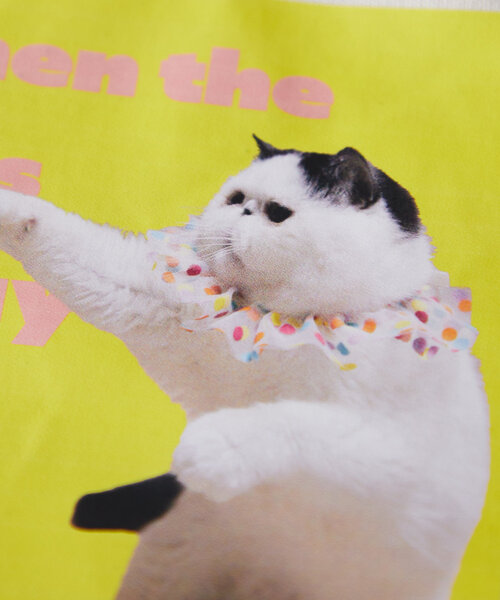 BIRTHDAY BAR（バースデイバー）の「Pechanko Cats　巾着（ポーチ・レディース・イエロー/グリーン/ブルー・0）」の19枚目の写真