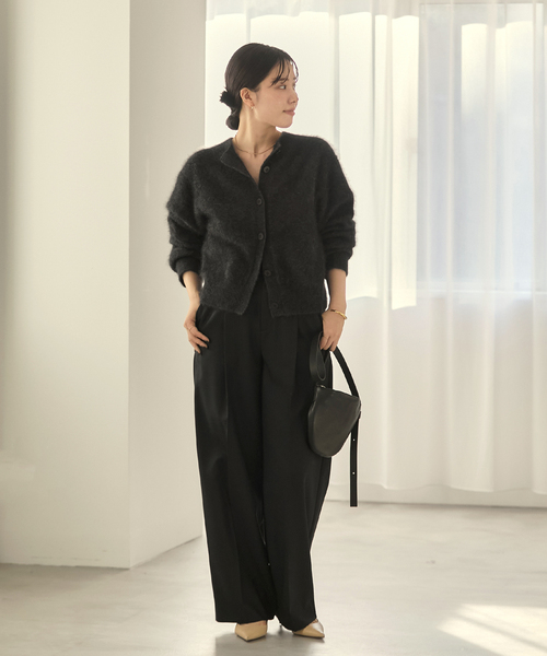 plage ＊ Fur Back Open プルオーバー WEB限定追加》Fur Back Open プルオーバー（ニット/セーター）｜Plage