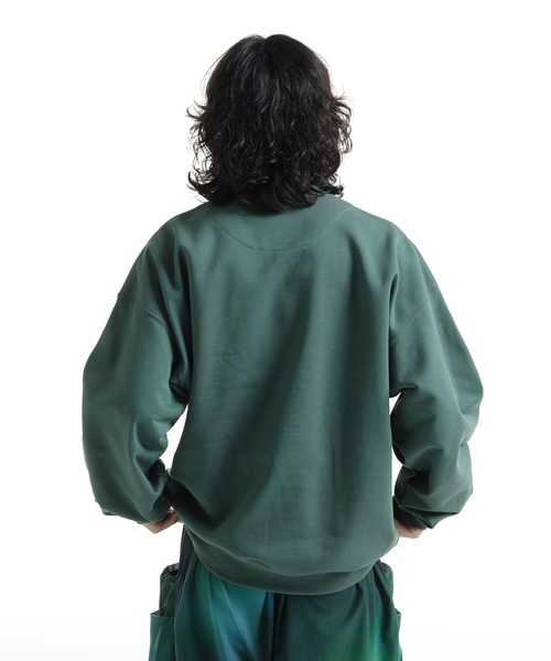 Y-3（ワイスリー）の「M FT CREW SWEAT（スウェット・メンズ・グリーン・MEDIUM/X-SMALL/SMALL/LARGE/X-LARGE）」の2枚目の写真