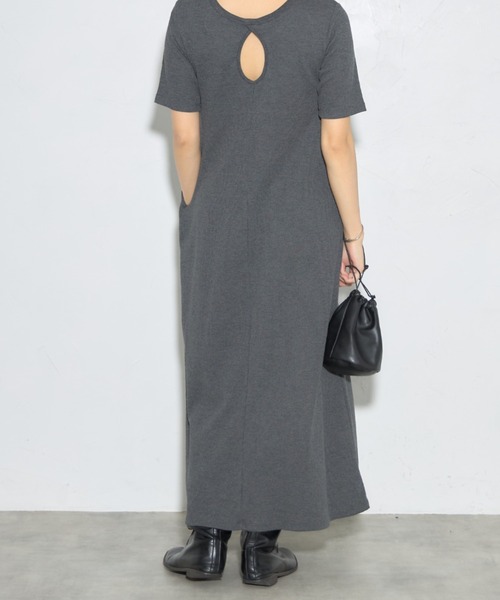 leimn(レイムン)の「カップ付きセミフレアワンピ(ワンピース・レディース・チャコール/ブラック・FREE)」の14枚目の写真