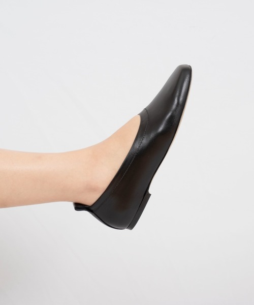 CORSO ROMA，9（コルソローマ）の「【CORSO ROMA,9/コルソローマ9】フラットシューズ　パンプス スクエアトゥ（パンプス・レディース・シルバー/ホワイト/ブラック・37/36/38/39）」の10枚目の写真