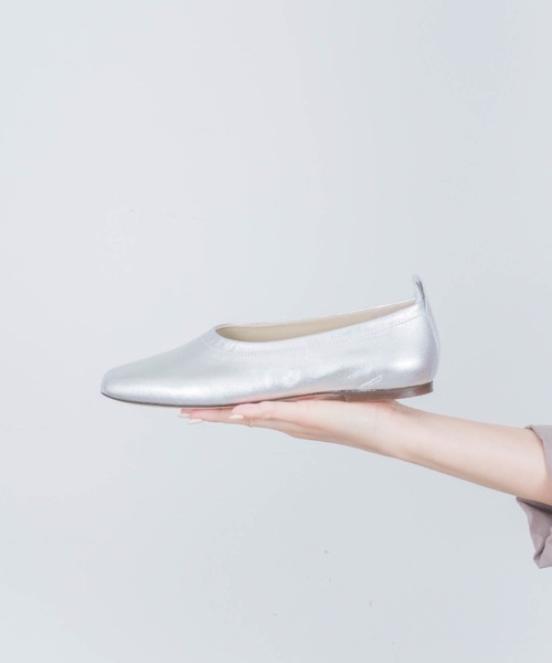 CORSO ROMA,9(コルソローマ)の「【CORSO ROMA,9/コルソローマ9】フラットシューズ パンプス スクエアトゥ(パンプス・レディース・シルバー/ホワイト/ブラック・37/36/38/39)」の12枚目の写真