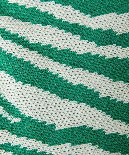 Munich（ミューニック）の「ゼブラジャカードニットバッグ（トートバッグ・レディース・ブラック/ブルー/グリーン/ブラウン・FREE）」の19枚目の写真