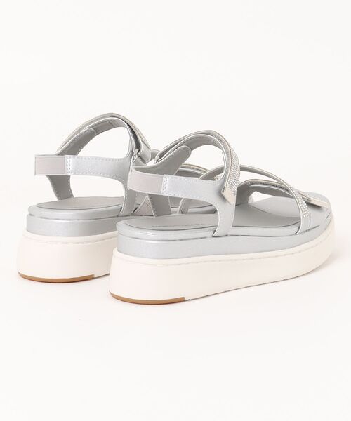 tsumori chisato WALK(ツモリチサトウォーク)の「厚底ラインストーンサンダル(サンダル・レディース・ブラック/シルバー・L(24.5cm)/M(23.5cm)/S(22.5cm))」の3枚目の写真