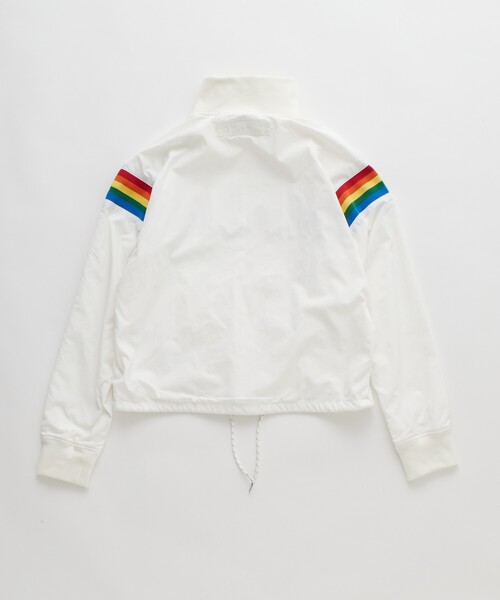 FREAK'S STORE(フリークスストア)の「NAUTICA JEANS CO./ノーティカジーンズ レインボー トラックナイロンジャケット(ナイロンジャケット・レディース・ホワイト・フリ-)」の6枚目の写真