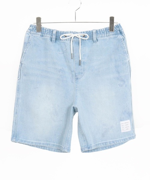 wjk reluxe(ダブルジェーケーリラックス)の「mp13267-tight knit denim easy shorts デニムイージーショーツ(その他パンツ・メンズ・ライトインディゴブルー/ライトブラック/インディゴブルー・M/L/S)」の19枚目の写真