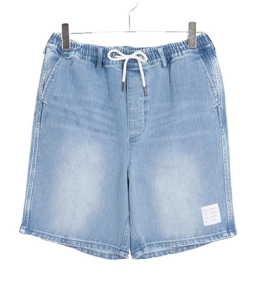 wjk reluxe(ダブルジェーケーリラックス)の「mp13267-tight knit denim easy shorts デニムイージーショーツ(その他パンツ・メンズ・ライトインディゴブルー/ライトブラック/インディゴブルー・M/L/S)」の20枚目の写真