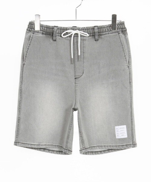 wjk reluxe(ダブルジェーケーリラックス)の「mp13267-tight knit denim easy shorts デニムイージーショーツ(その他パンツ・メンズ・ライトインディゴブルー/ライトブラック/インディゴブルー・M/L/S)」の21枚目の写真