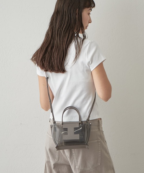 ☆IACUCCI☆ ソルベット XS PVC/CERVO 2WAY バッグ 要在庫確認 セール】ソルベット XS PVC/CERVO（トートバッグ）｜IACUCCI