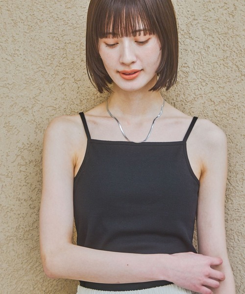 LAKOLE（ラコレ）の「カップ付きキャミソール / 324113（キャミソール・レディース・ブラック/オフホワイト/その他9/イエロー・FREE）」の12枚目の写真