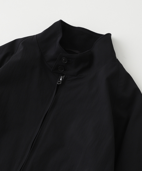 ATON(エイトン)の「ATON (エイトン) HIGH TWIST NYLON HARRINGTON JACKET JKAGGM0110(その他アウター・メンズ・ブラック・4)」の7枚目の写真