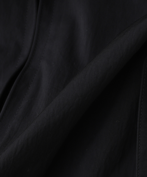 ATON(エイトン)の「ATON (エイトン) HIGH TWIST NYLON HARRINGTON JACKET JKAGGM0110(その他アウター・メンズ・ブラック・4)」の5枚目の写真