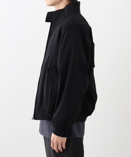 ATON (エイトン) HIGH TWIST NYLON HARRINGTON JACKET JKAGGM0110