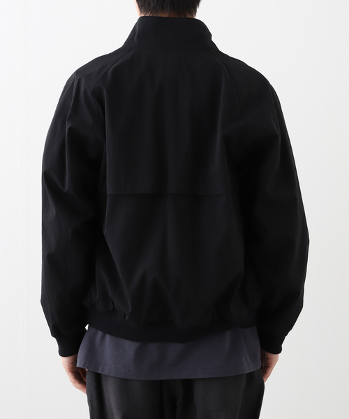 ATON(エイトン)の「ATON (エイトン) HIGH TWIST NYLON HARRINGTON JACKET JKAGGM0110(その他アウター・メンズ・ブラック・4)」の2枚目の写真