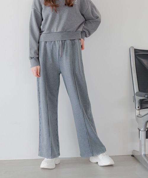 GLOBAL WORK（グローバルワーク）の「ピグメントスウェットパンツ/292268（スウェットパンツ・キッズ・チャコールグレー・150cm/140cm/160cm/130cm）」の6枚目の写真