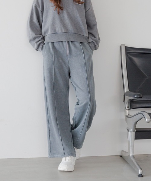 GLOBAL WORK（グローバルワーク）の「ピグメントスウェットパンツ/292268（スウェットパンツ・キッズ・チャコールグレー・150cm/140cm/160cm/130cm）」の7枚目の写真