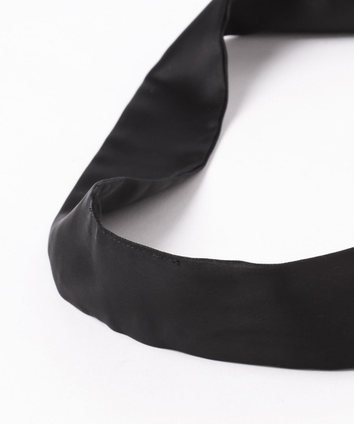 HARE（ハレ）の「サテンリボンタイ(HARE)（バンダナ/スカーフ・レディース・ブラック・FREE）」の21枚目の写真