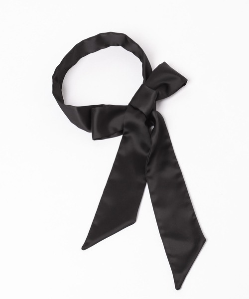 HARE（ハレ）の「サテンリボンタイ(HARE)（バンダナ/スカーフ・レディース・ブラック・FREE）」の16枚目の写真