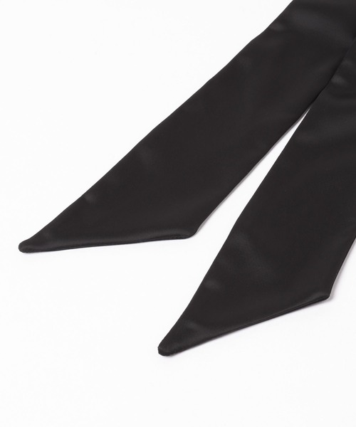 HARE（ハレ）の「サテンリボンタイ(HARE)（バンダナ/スカーフ・レディース・ブラック・FREE）」の19枚目の写真