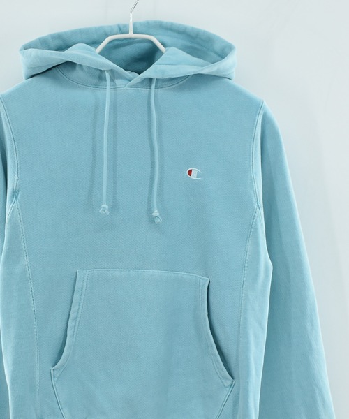 Champion(チャンピオン)の「【ヴィンテージ古着】Champion リバースウィーブ プルオーバーパーカー(パーカー・メンズ・ブルー・XS)」の1枚目の写真