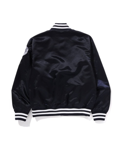 A BATHING APE スタジャン 黒 140センチ BASEBALL VARSITY JACKET（スタジャン）｜A BATHING APE（ア