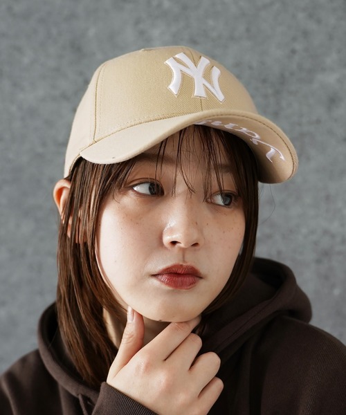 MLB（メジャーリーグベースボール）の「【日本未発売/WEB限定】MLB Korea(エムエルビーコリア)/ダイヤモンド刺繍ロゴパッチボールキャップ（キャップ・レディース・ブラック系2/ブラック系4/グレー/ブルー/ホワイト/ブラック系1/ブラック系3/ベージュ・FREE）」の7枚目の写真