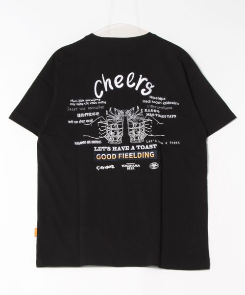 チャイハネ】YOKOHAMA BEER×grn×Amina チアーズメンズTシャツ（T