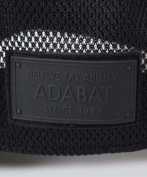 adabat（アダバット）の「ラウンディッシュメッシュキャップ（キャップ・メンズ・ブラック/ホワイト/ベージュ・00）」の10枚目の写真