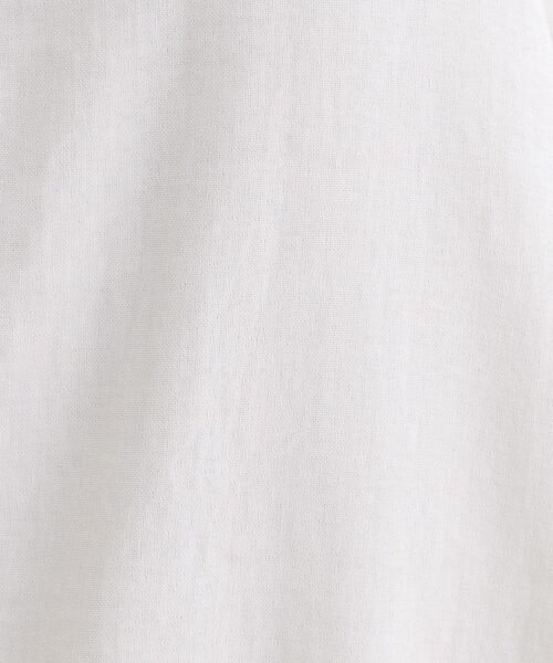 SHOO・LA・RUE（シューラルー）の「【洗える/S-LL】麻調リブブルゾン（ブルゾン・レディース・オフホワイト/ブラック/カーキ・01/02/03/04）」の7枚目の写真