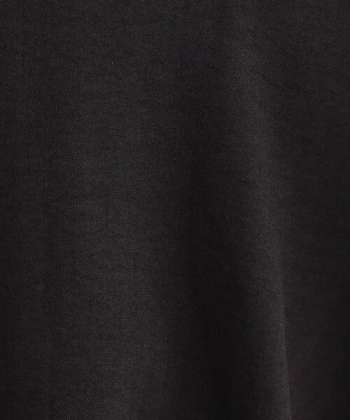 SHOO・LA・RUE（シューラルー）の「【洗える/S-LL】麻調リブブルゾン（ブルゾン・レディース・オフホワイト/ブラック/カーキ・01/02/03/04）」の11枚目の写真