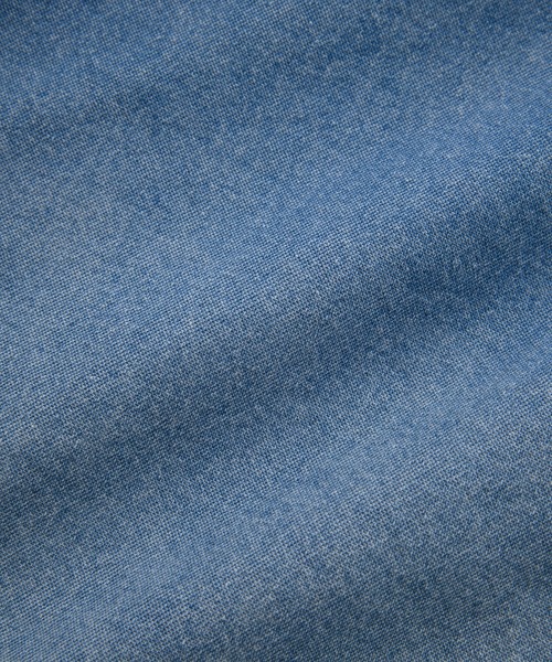 X-girl（エックスガール）の「DENIM 2WAY SHIRT（シャツ/ブラウス・レディース・ブラック/ライトインディゴブルー・S/M）」の14枚目の写真