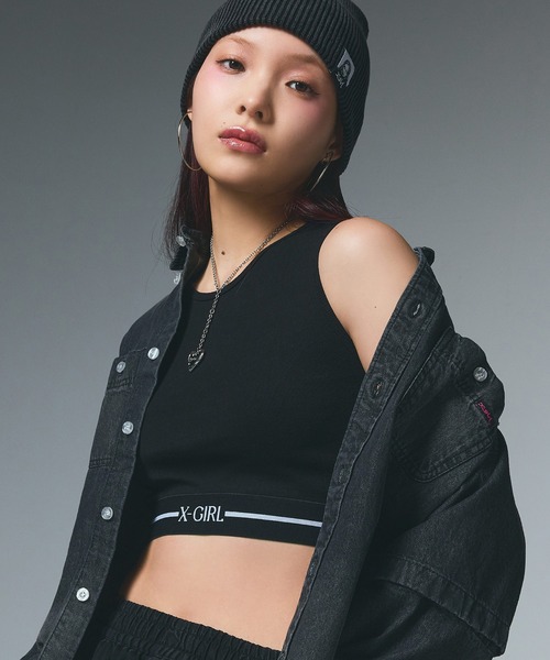 セール】DENIM 2WAY SHIRT（シャツ/ブラウス）｜X-girl