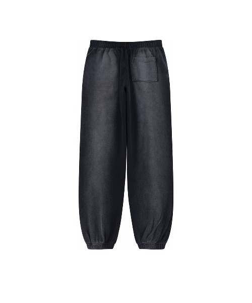 WOKE EDGE（ウォークエッジ）の「スウェットパンツ｜Faded Enbroidery Sweat Pants｜WOKE EDGE（スウェットパンツ・メンズ・パープル/ブラック・M/L/XL）」の3枚目の写真