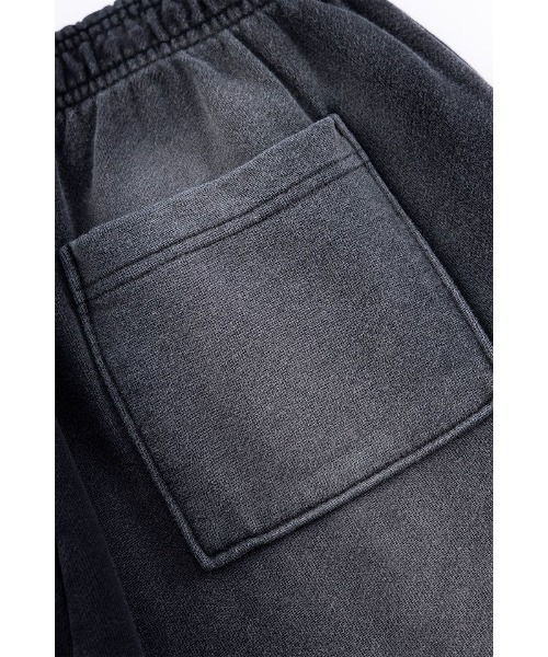 WOKE EDGE（ウォークエッジ）の「スウェットパンツ｜Faded Enbroidery Sweat Pants｜WOKE EDGE（スウェットパンツ・メンズ・パープル/ブラック・M/L/XL）」の7枚目の写真