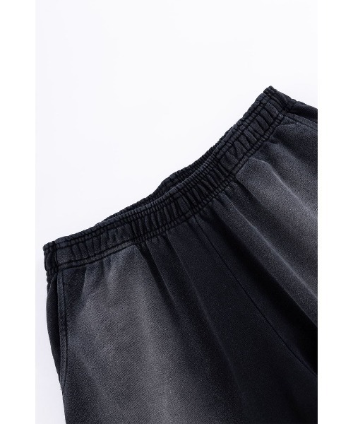 WOKE EDGE（ウォークエッジ）の「スウェットパンツ｜Faded Enbroidery Sweat Pants｜WOKE EDGE（スウェットパンツ・メンズ・パープル/ブラック・M/L/XL）」の5枚目の写真