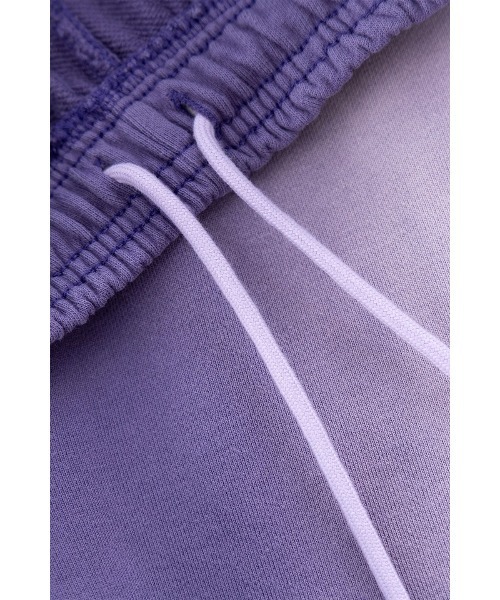 WOKE EDGE（ウォークエッジ）の「スウェットパンツ｜Faded Enbroidery Sweat Pants｜WOKE EDGE（スウェットパンツ・メンズ・パープル/ブラック・M/L/XL）」の14枚目の写真